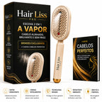 HairLiss Pro™  Escova Alisadora Instantânea a Vapor Profissional 2 em 1