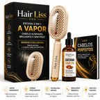 HairLiss Pro™  Escova Alisadora Instantânea a Vapor Profissional 2 em 1
